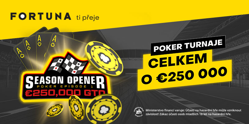 Online herna Fortuna Poker spouští sérii Season Opener