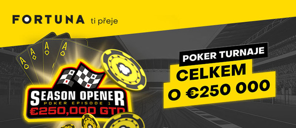 Online herna Fortuna Poker spouští sérii Season Opener