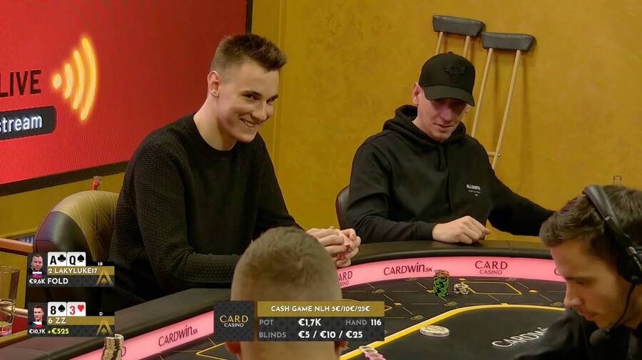 Zdeněk Žižka při cash game v&nbsp;Card Casinu Šamorín