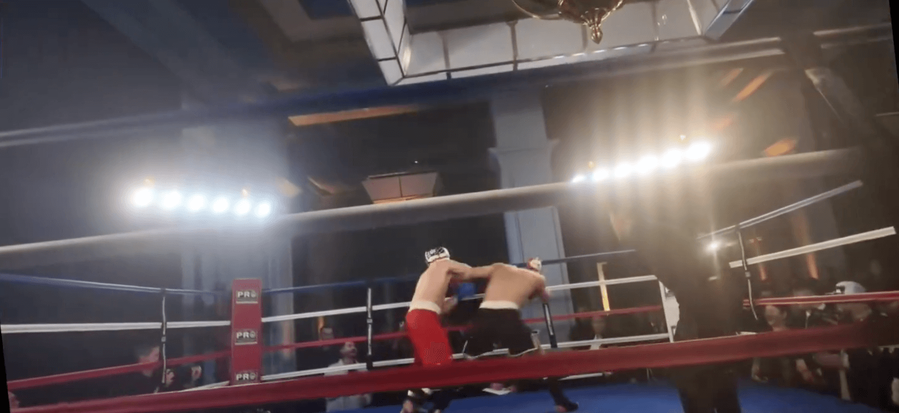 Jungleman vs. Elf při boxerském duelu