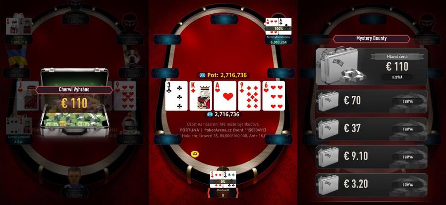 PokerArena.cz Event na herně Fortuna Poker vyhrál nick StromyHondurasu