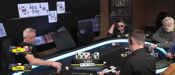 Maful skončil 5. v Main Eventu