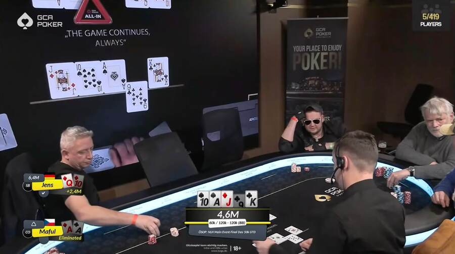 Maful skončil 5.&nbsp;v&nbsp;Main Eventu