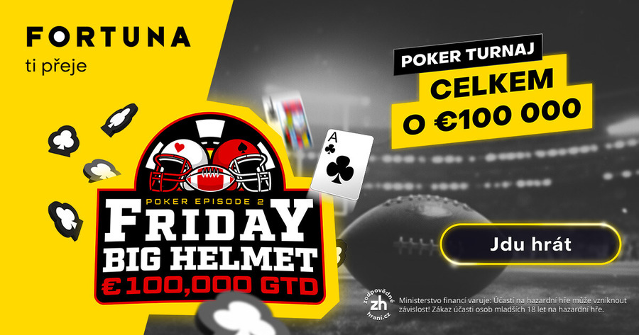 Friday Big Helmet garantuje €100.000