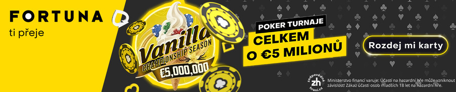 Zahrajte si Vanilla Cup na herně Fortuna Poker