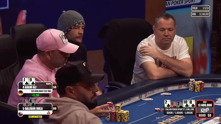 Dalibor Dula padl v&nbsp;IPS Main Eventu na 5.&nbsp;příčce po souboji blindů