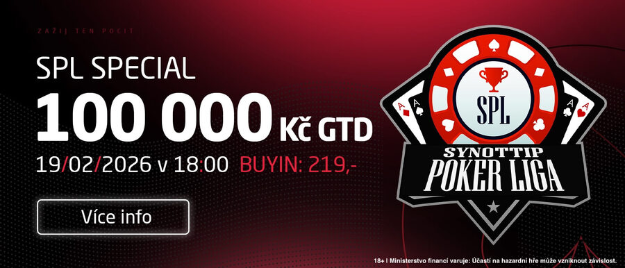 SPL Special garantuje za 219&nbsp;Kč minimálně 100.000&nbsp;Kč prize pool