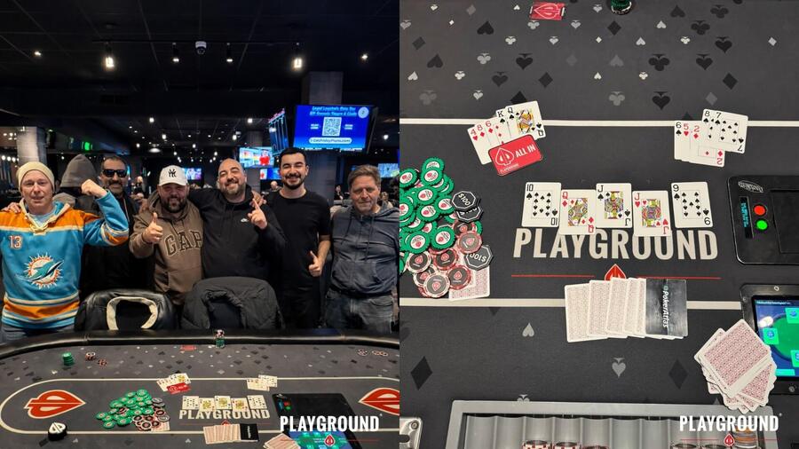 Bad Beat Jackpot padnul v&nbsp;kasinu Playground Poker Club