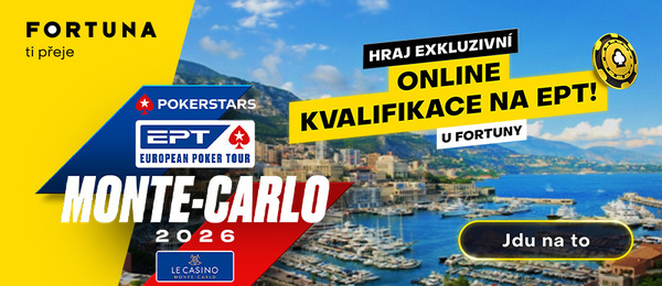Kvalifikace na EPT Monte Carlo 2026 na Fortuně už od freerollu