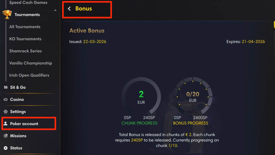 Aktivní deposit bonus na Fortuně