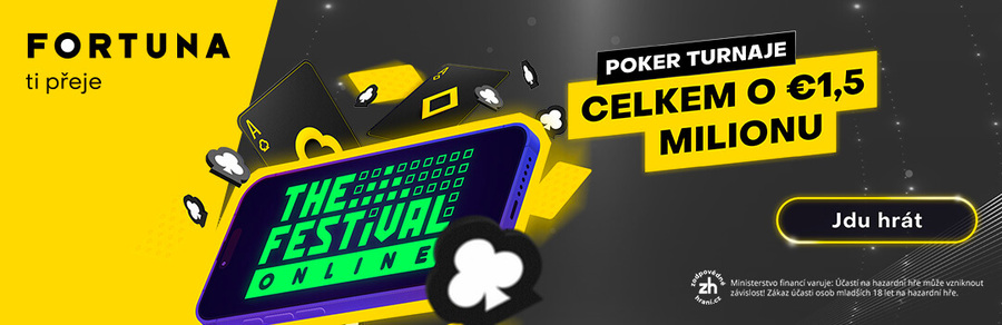 The Festival Online na Fortuně garantuje €1.500.000