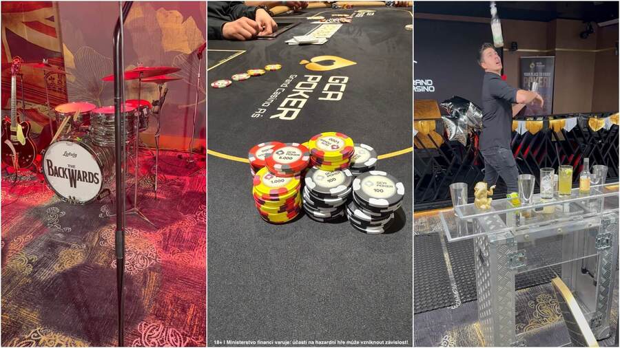 Večer v&nbsp;Grand Casinu Aš