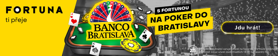 Finálová kvalifikace (D2) do kasina Banco Bratislava se hraje vždy v&nbsp;neděli
