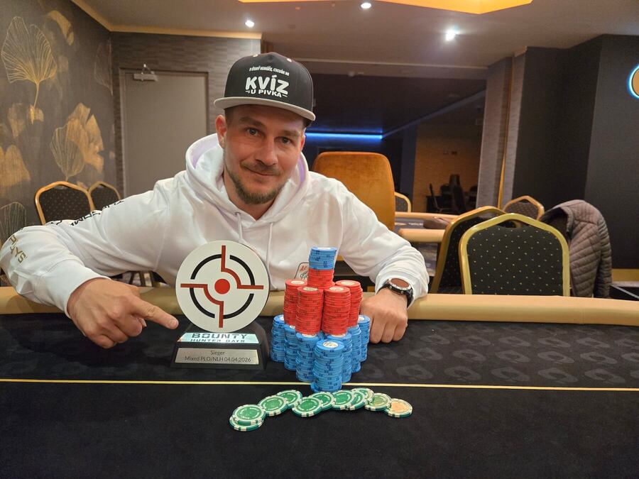Český Greiza vítězem BHD PLO/NLH Mixed Bounty v&nbsp;Grand Casinu Aš