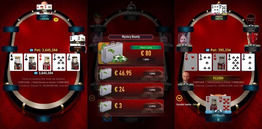 Hlavní údálosti sobotního PokerArena Eventu na Fortuně