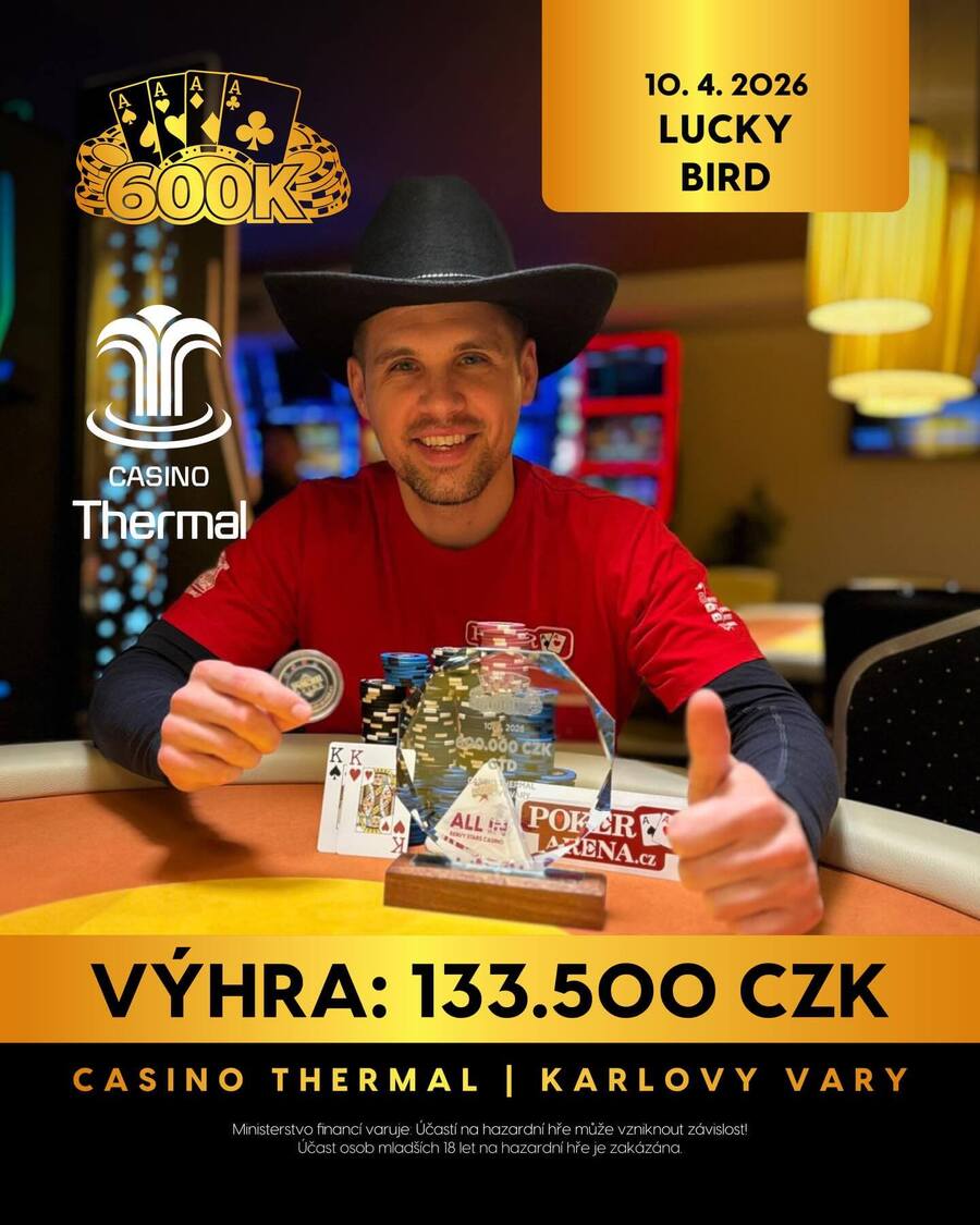 Lucky Bird vyhrál 600.000&nbsp;Kč GTD event v&nbsp;Casinu Thermal