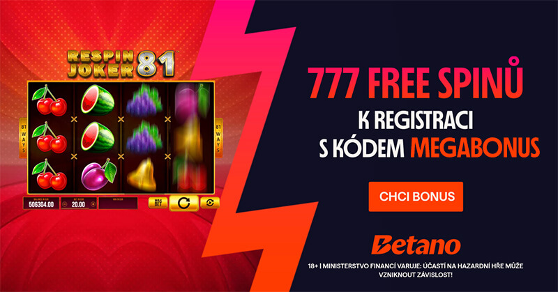 Za Betano promo kód MEGABONUS získáte až 1377&nbsp;Kč