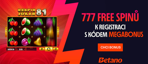 Za Betano promo kód MEGABONUS získáte až 1377 Kč