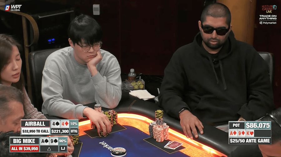 Nik Airball vs Big Mike na flopu