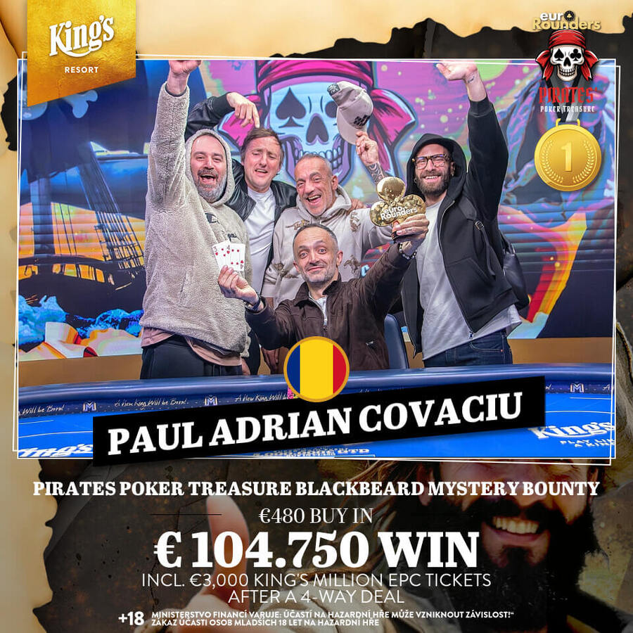 Šampion Pirates Poker Treasure Blackbeard Mystery Bounty