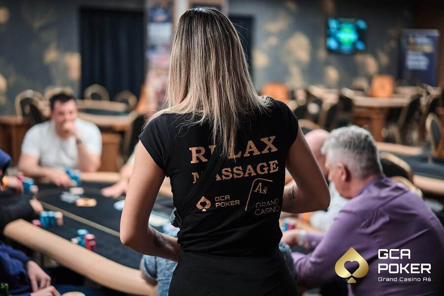 V GCA si můžete během turnajů dopřát i&nbsp;masáž