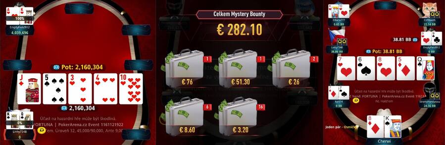 Zásadní dvě handy a&nbsp;rozdělení mystery bounty odměn v&nbsp;PA eventu na Fortuně