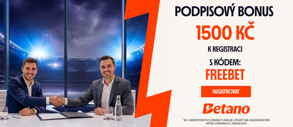 Betano rozdává jen DNES a ZÍTRA vstupní bonus zdarma v hodnotě 1 500 Kč + 400 free spinů