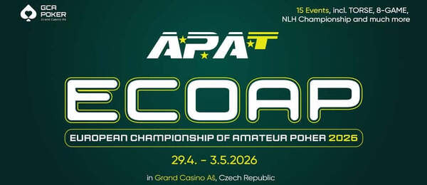 Tento týden si v Grand Casinu Aš zahrajete turnaje pod hlavičkou ECOAP