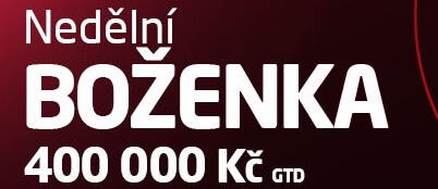 Nedělní Boženka na synotu garantuje minimálně 400.000 Kč prize pool