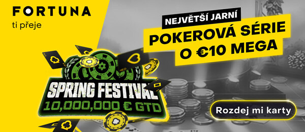 Spring Festival na Fortuně garantuje €10.000.000