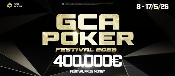 GCA Poker Festival garantuje celkem €400.000