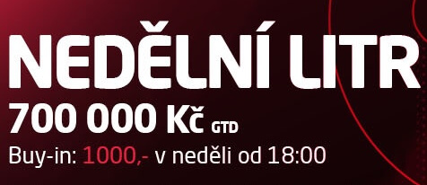 Nedělní Litr garantuje minimálně 700.000 Kč prize pool