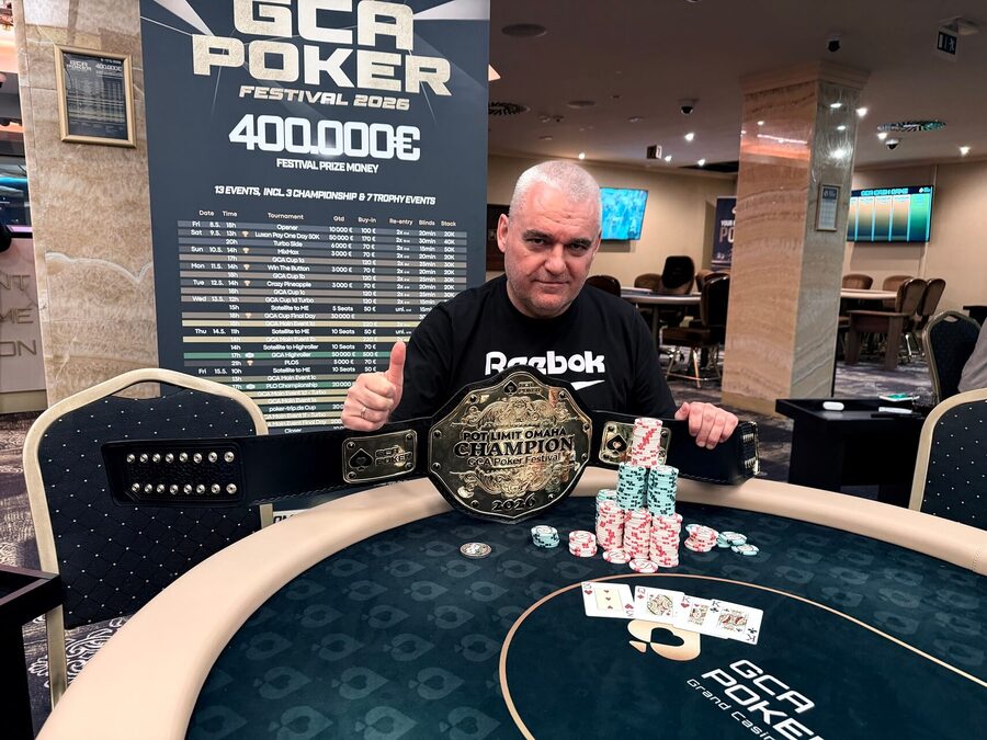 Vítěz turnaje GCA PLO Championship Mlynek