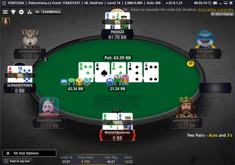 PokerArena Event na Fortuně