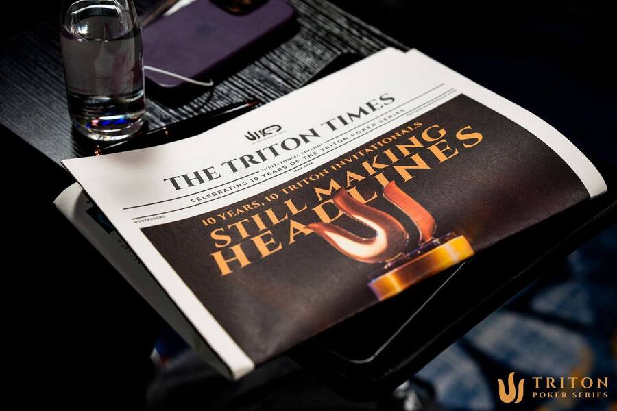 speciální výtisk novin The Triton Times
