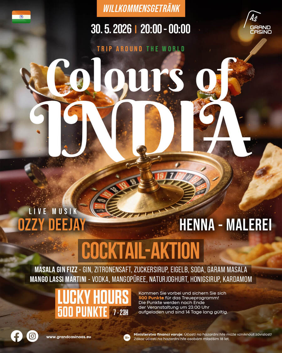 V sobotu je v&nbsp;GCA na programu tématický večer Colours of India