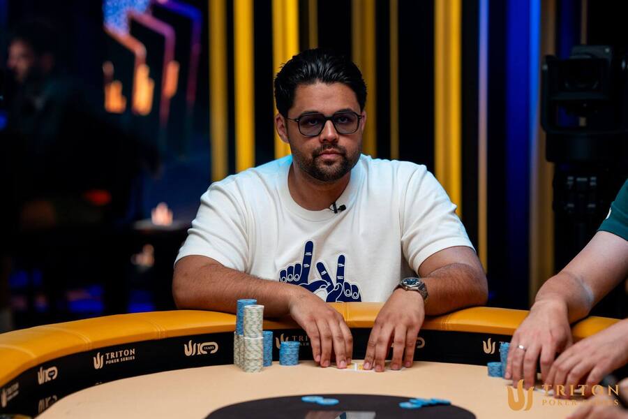 Rakouský chipleader finále PLO Main Eventu Manueal Stojanovic