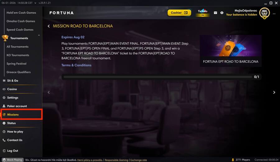 EPT Barcelona – mise o&nbsp;vstupenky do freerollu