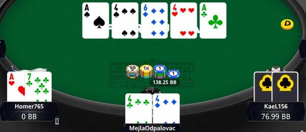 MejlaOdpalovac v PokerArena eventu