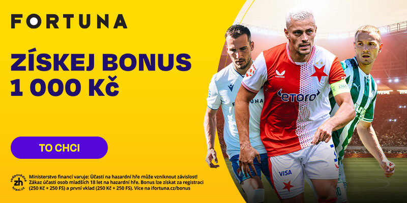1000&nbsp;Kč bonus u&nbsp;Fortuny