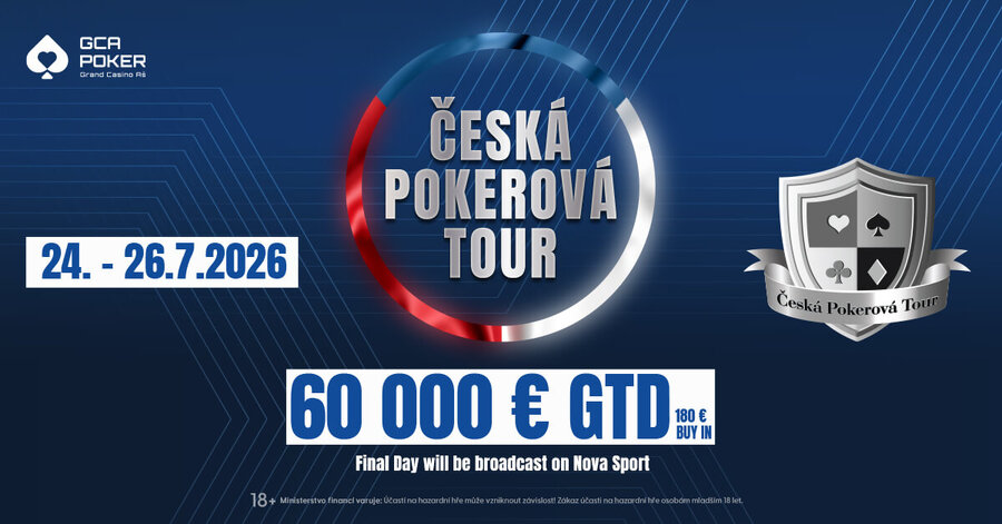 Česká Pokerová Tour zavítá v&nbsp;červenci poprvé do Grand Casina Aš