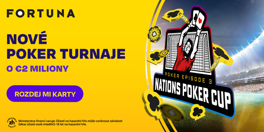 Nations Poker Cup na Fortuně garantuje celkem €2.000.000