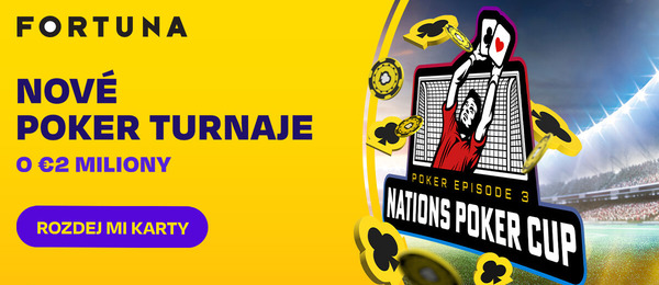 Nations Poker Cup na Fortuně garantuje celkem €2.000.000