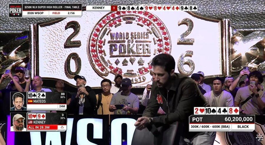 Poslední handa $250K Super High Rolleru