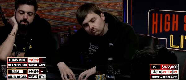 Martin Kabrhel opět v High Stakes Live na WSOP 2026