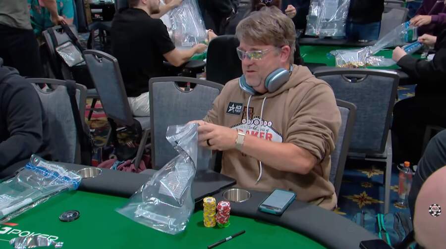 Chris Moneymaker po dni 3 Main Eventu WSOP 2026