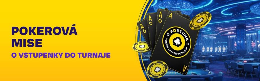 Fortuna Mise o&nbsp;€125 vstupenku do turnaje