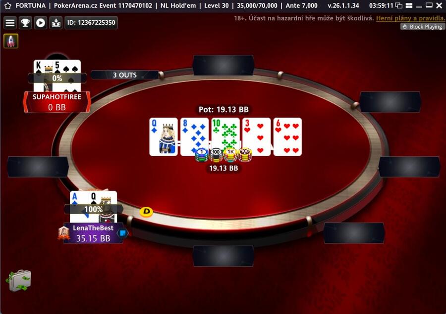 LenaTheBest vyhrál PokerArena Event na Fortuně