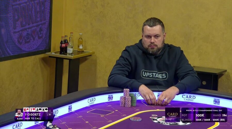 Ondřej Goetz ovládl WSOPC PLO Championship