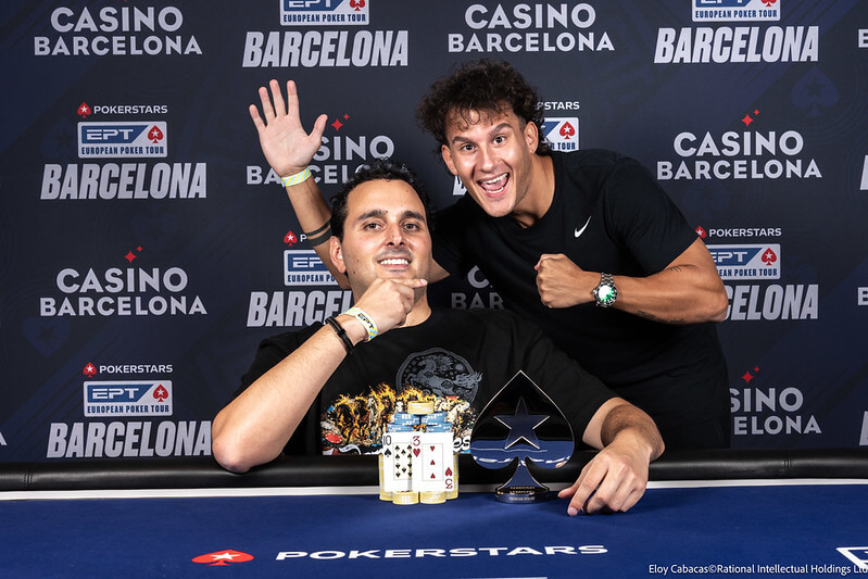 Panagiatos Mavritsakis se raduje z&nbsp;výhry v&nbsp;PokerStars Open Cupu